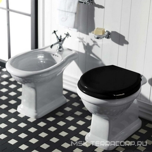 Биде напольное 390х580хh400мм, с 1 отв.д/смесит., (крепится к полу на cиликон),  Simas Lante LA04