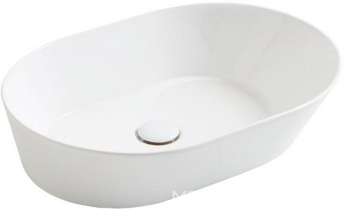 Раковина накладная на столешницу 60х42хh16.5см, без отв.д/смесит., без перелива,  ZZ Simas Wave WA 02