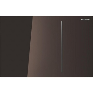 Клавиша двойного смыва, (стекло цв.умбра),  ZZ Geberit Sigma 70 115.620.SQ.1