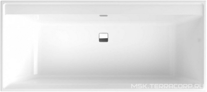 Ванна 1600х750хh470мм, (акрил цв.01 белый), слив-перелив цв.хром в компл., БЕЗ ножек арт.U99740000,  ZZ Villeroy & Boch Collaro UBA160COR2DV-01