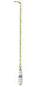 Цепочка с ручкой слива для "Высокого" бачка, (цв.латунь),  ZZ Devon & Devon Etoile IB1043AGMC