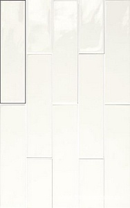 Керамическая плитка для стены APE Ceramica Monocroma  White  ZZ7,5x30 n126416
