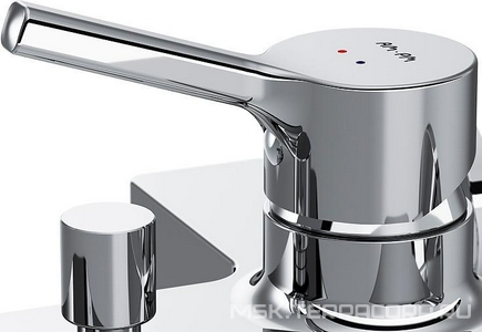 Смеситель для ванны/душа  излив 164 мм, цв.хром AMPM X-Joy F85B10000