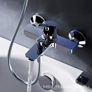 Смеситель для ванны/душа  излив 164 мм, цв.хром AMPM X-Joy F85B10000