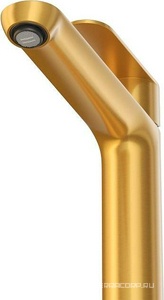 Смеситель для раковины, Высокий, без д/к, (цв.брашированное золото),  ZZ Cezares Stylus STYLUS-LC-BORO-W0
