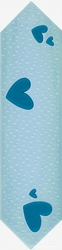 Agatha Carnival 21 Corazones Azul  ZZ|7,5x26,5