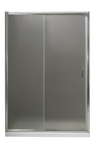 Дверь для душа, в нишу 1300хh1950мм, раздвижная, 1 дверь, 1 неподв.секция, правая/левая, (стекло рифленое Punto 5/4мм, фурн.цв.хром), Uno ZZ BelBagno Uno-195 UNO-195-BF-1-130-P-Cr