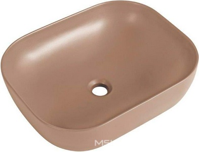 Раковина накладная на столешницу, 500x400xh140мм, без отв.д/смесит., без перелива, (цв.бежевый матовый), BelBagno ZZ BelBagno Универсал BB1302-H316