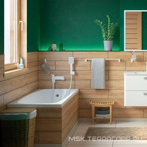 Смеситель для ванны и душа Slide SLIWT00i02, цв. белый матовый, ZZ Iddis slide SLIWT00i02 / к.т.445515