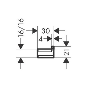 Крючок (цв.матовый черный),  ZZ Hansgrohe AddStoris 41742670