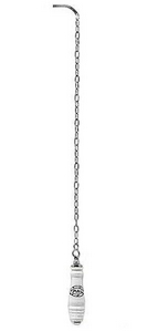 Цепочка с ручкой слива для "Высокого" бачка, (цв.хром),  ZZ Devon & Devon Etoile IB1043CPMC