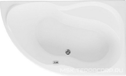 Акриловая ванна Aquanet Graciosa 150x90 R с каркасом| 148x88x45