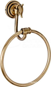 Держатель для полотенца круглый, цв. брашированная бронза, ZZ Boheme Medici 10605