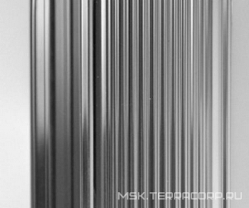 Профиль 1ШТ.! декор. "рефлен." душ. кабин/дверей, (цв. хром), Devon&Devon ZZ Devon & Devon Универсал CQPRO1CR