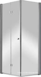 ECO-O-ASH-1-80/90-C-Cr Душевой уголок | ZZ