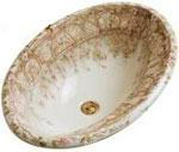 Раковина встраиваемая 43,2х63,7см без отв.д/смес.,  Kohler ZZ Kohler Tale of Briar Rose K-14274-BR-96