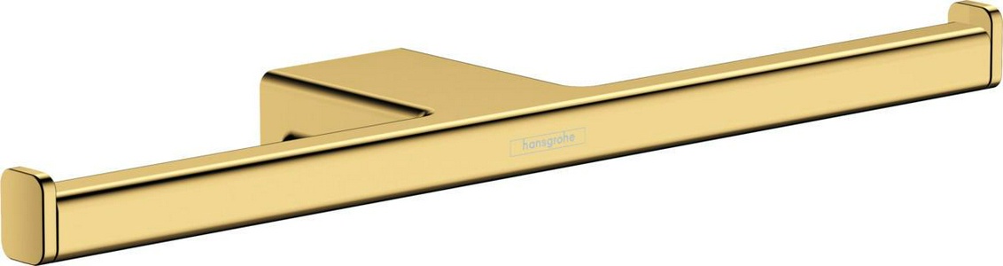 Держатель для туалетной бумаги, двойной, (цв.полированное золото),  ZZ Hansgrohe AddStoris 41748990