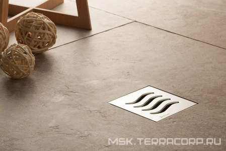 Трап для душа, выпуск гориз.d50мм, (пластик, решетка нерж.сталь), Confluo Standard 15Х15 Tide1 Pestan Standard Dry 13000001