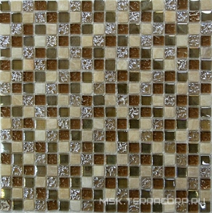 Мозаика Мозаика  SY01 комбинированная  (чип 23x23) ZZ|30x30 Мастера Керамики Glass & Stone SY01