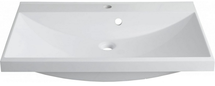 Раковина-столешница Нота-75 для мебели "Верона", "Августа"(без тумбы не продается) ZZ Aquanet Универсал 281221