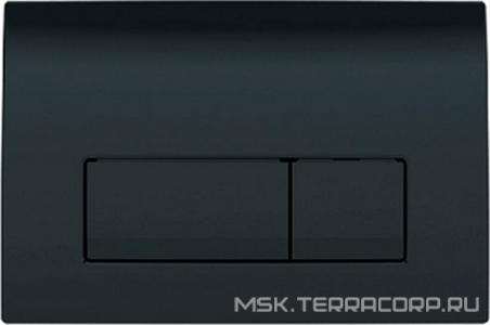 Клавиша смыва монтажного элемента для инсталляции 111.153.00.1,DELTA51 пластик (черный глянцевый), ZZ Geberit Delta 115.105.DW.1