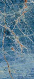 Керамогранит для пола и стены Gardenia Orchidea La Marmoteca Blue Denim  Lux 120x280 27002