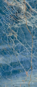 Керамогранит для пола и стены Gardenia Orchidea La Marmoteca Blue Denim  Lux 120x280 27002