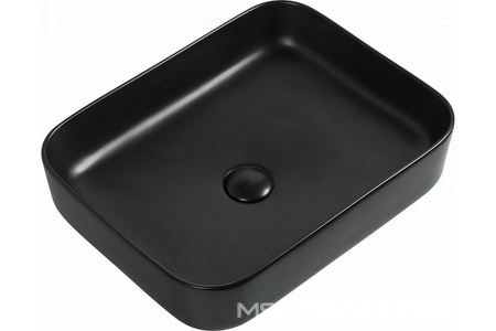 Раковина накладная 500x400x135 мм, черная Aquanet Soul 245833