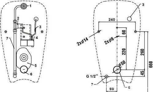 Клапан д/писсуара GOLEM с таймером ZZ Jika Golem 948040000001