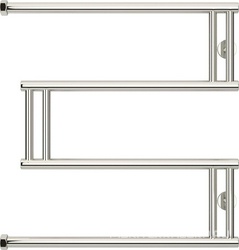 Полотенцесушитель "High-Tech model "M" 600х600. M-вид , подключ. 1", в компл. 2 телескоп.кроншт. ZZ