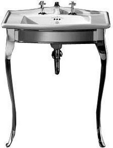 Консоль металлическая для раковины  69,5см, (цв. хром) Lady per  ZZ Devon & Devon Westminster DELADYCR