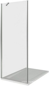 Боковая стенка Good Door  SP-100-C-WE профиль хром, стекло-прозрачное ZZ Good Door Mokka МК00013