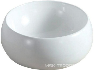 Раковина накладная на столешницу, круглая 400x400xh160мм, без отв.д/смесит., без перелива, BelBagno ZZ BelBagno Универсал BB1065