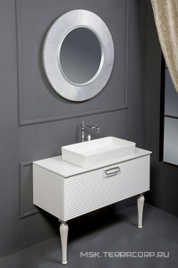 Ножки SPIRALE 45 см (пара) белая/золото, ZZ Armadi Art Neoart 848-W-45