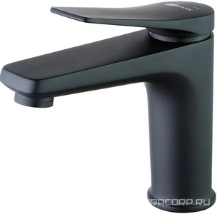 Смеситель для раковины  c д\к, цв. черный Lemark Bronx LM3706BL