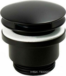 Смеситель для раковины  c д\к, цв. черный Lemark Bronx LM3706BL