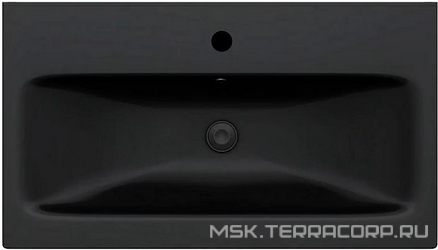 Раковина мебельная 75 AM.PM Gem M90WCC0752BM черная ZZ