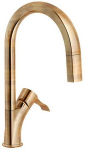 Смеситель для кухни, с выдвижным душем, (цв.бронза),  ZZ Nobili Sofi SI98127BR