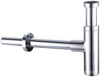 Сифон для раковины, 1 1/4, круглый, (латунь, сталь цв.хром), Round  ZZ Allen Brau Priority 5.31025-00