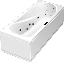Ванна акриловая OPTIMA 180х80 см с г/м системой Basic PLUS  ZZ