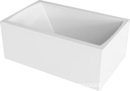 Ванна прямоугольная"" 120x70 см акриловая, без каркаса, слива-перелива, панели, цвет белый ZZ 1Marka Modern 01мод1270