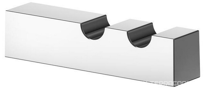 Крючок двойной 88х20мм, (цв.хром),  ZZ Keuco Edition 90 Square 19115 010000