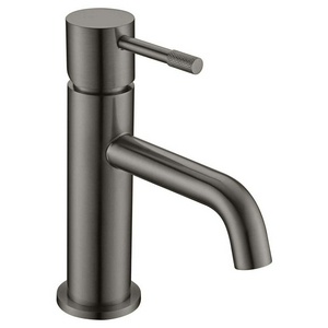 Смеситель для раковины Uno 461-GM gun metall, 1 отверстие, цв.серый, ZZ Boheme UNO 461-GM