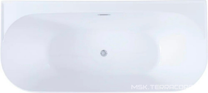 Ванна 1700x780хh600мм, пристенная, интегрированный слив-перелив, д/к цв.хром в компл., (акрил цв.белый),  3 ZZ Allen Brau Priority 2.31003.20
