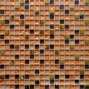 Мозаика Мастера Керамики Glass Мозаика BXGS091A (чип 15x15) ZZ 30х30