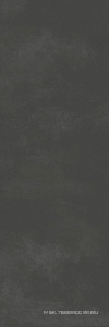 Керамогранит для пола и стены Ariostea Ultra iCementi Cementi Graphite Prelucidato (Soft) 6mm 100x300 UC6S310421