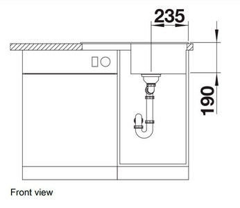 Мойка кухонная Blanco ZIA 45 S Compact 524727 шампань, ZZ Blanco zia 524727 / к.т.431651
