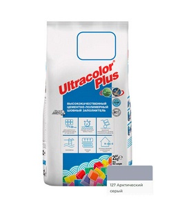   затирка д/швов N127/2кг (Арктический серый) Mapei ULTRACOLOR PLUS 60012702А