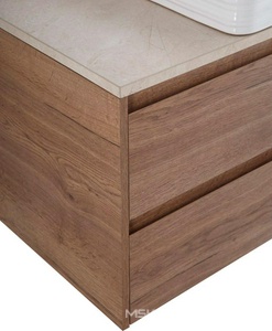 База под раковину подвесная с двумя выкатными ящиками, 910х460хh515мм, без раковины, (цв.Rovere Tabacco),  ZZ BelBagno Kraft KRAFT-900-2C-SO-RT