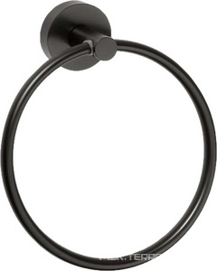 Полотенцедержатель-кольцо, (цв.черный матовый),  ZZ Bemeta Dark 104104060